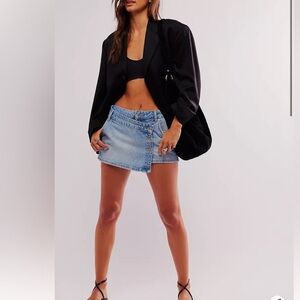 We The Free Wynne Denim Skirt